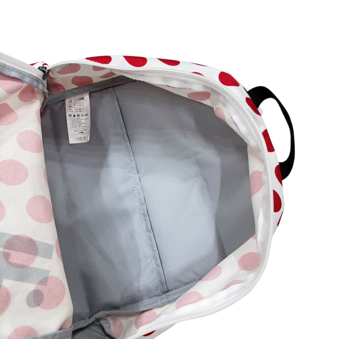 나이키 빈티지 모리걸 도트 땡땡이 폴카 패턴 백팩 가방 화이트 레드 상품이미지4
