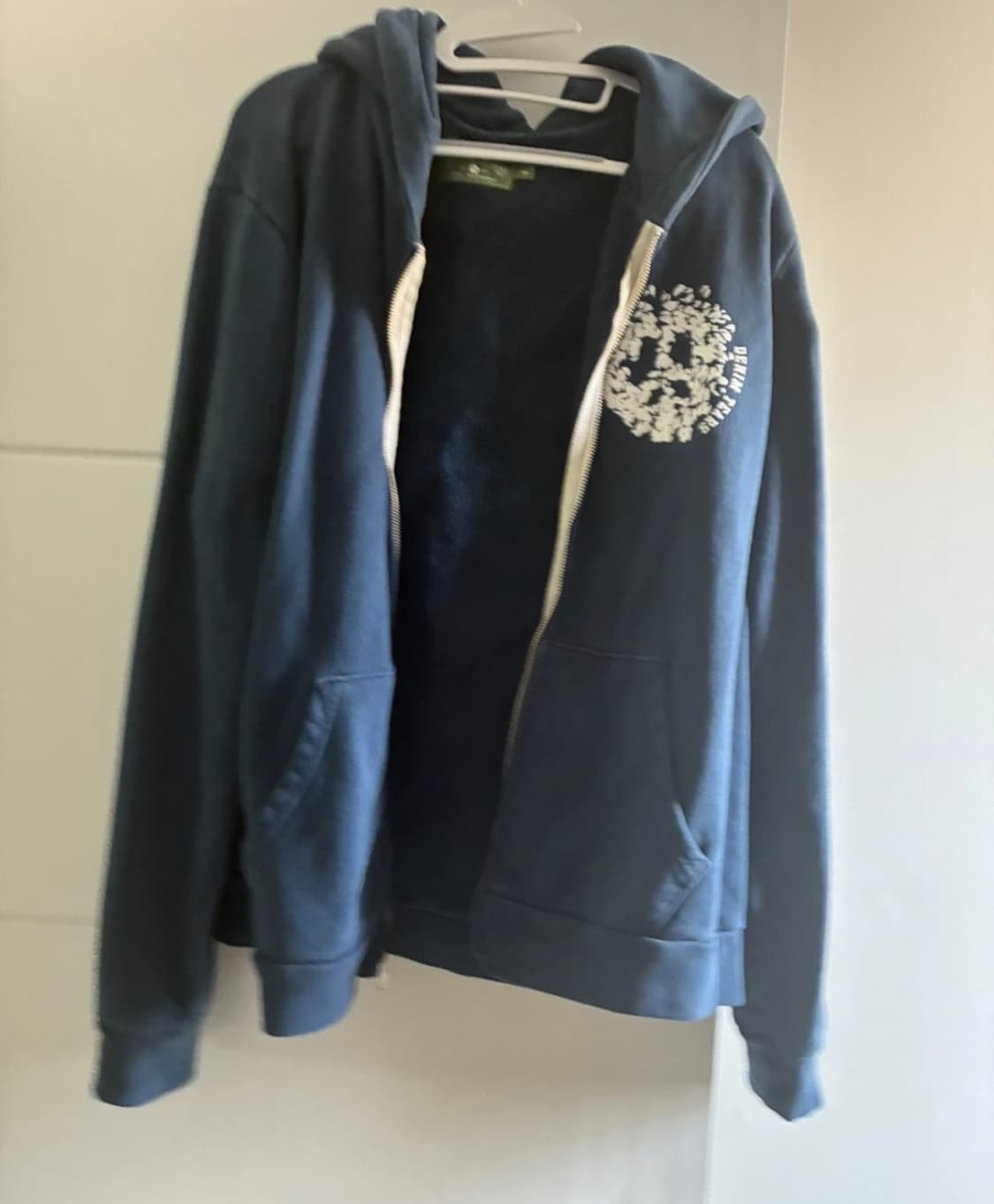 DENIM TEARS 후드집업 네이비 상품이미지3