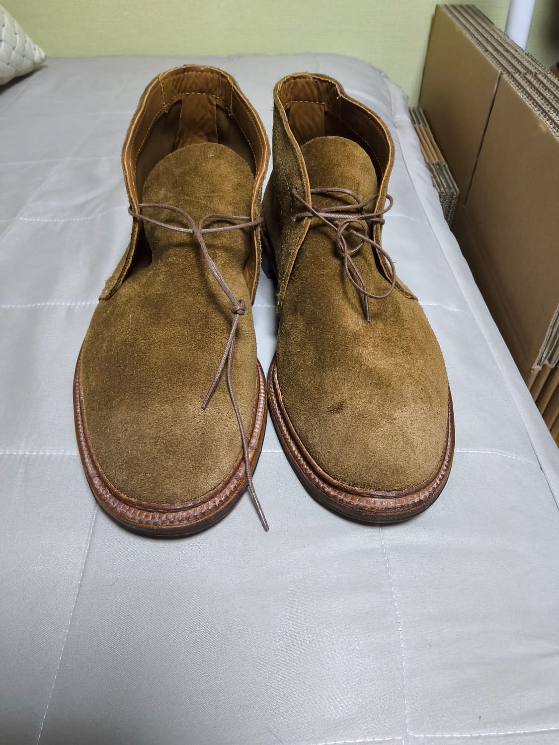 (새상품) 알든 1493 스너프 스웨이드 언라인드 처카 부츠 10.5e 상품이미지3