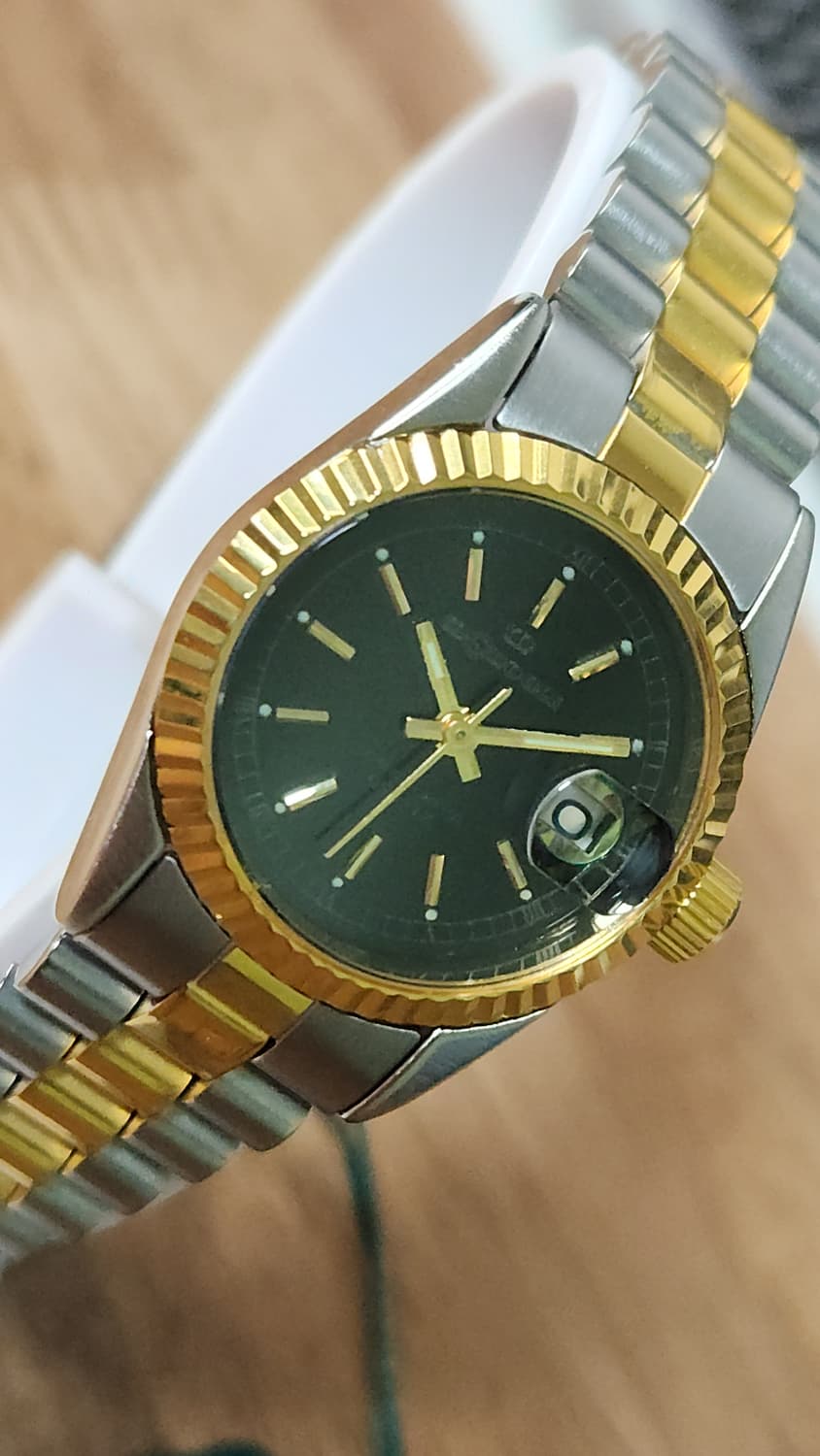 # 빈티지 콤비 22K 금도금 여성 명품시계 급처 상품이미지2