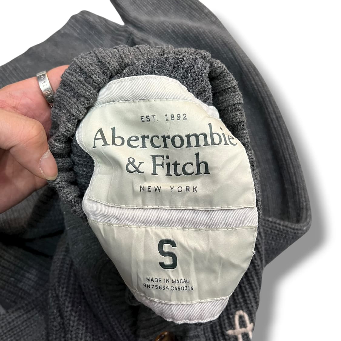  아베크롬비 자수로고 가디건 y14037 상품이미지7