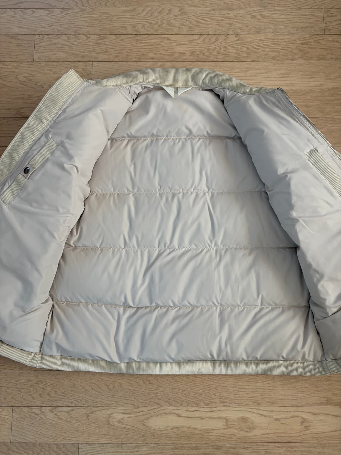 아르켓 코듀로이 카라 패딩 상품이미지5