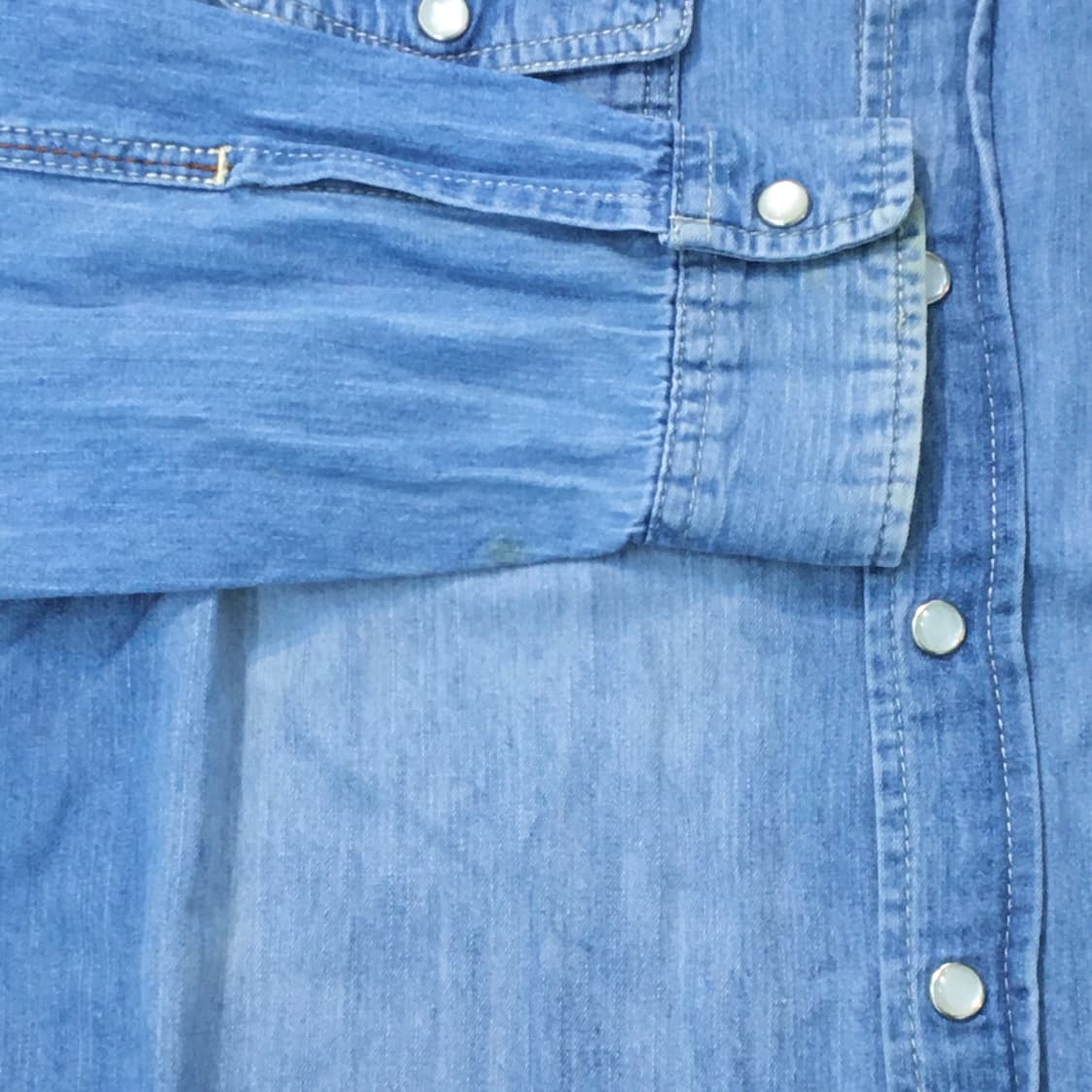 VTG 빈티지 중청 데님 셔츠 여성 44 55 사이즈 상품이미지4