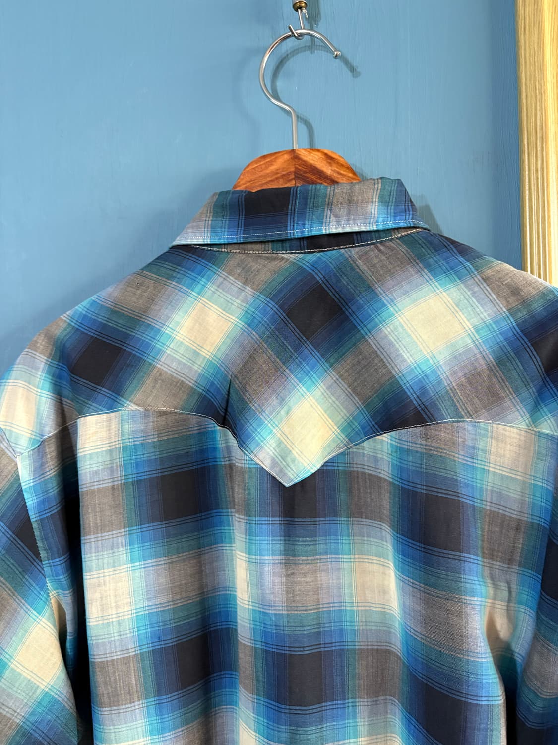 70’s H bar C Western Half Shirt.  상품이미지8