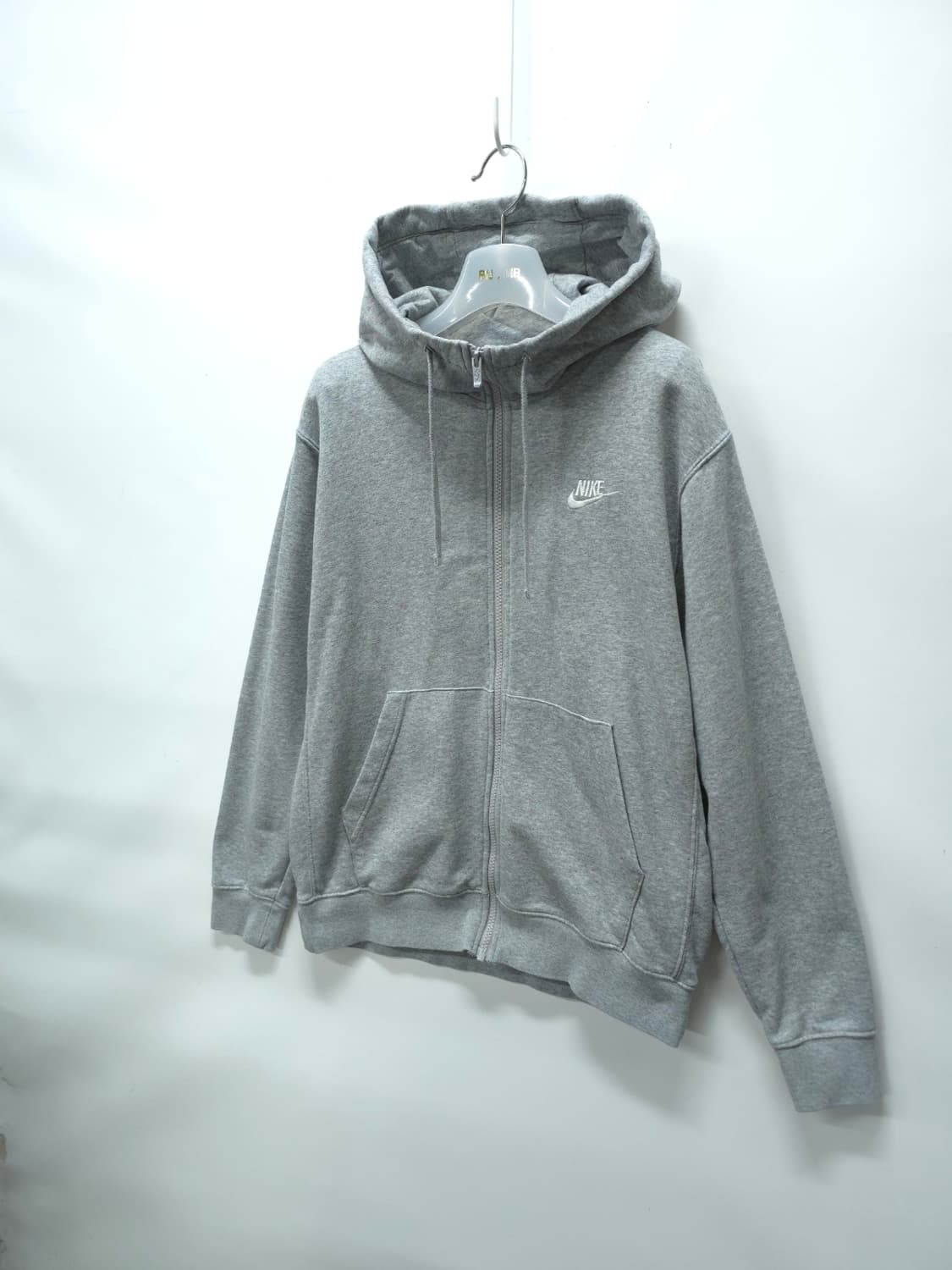나이키 남성 그레이 풀집업 후디 상품이미지2