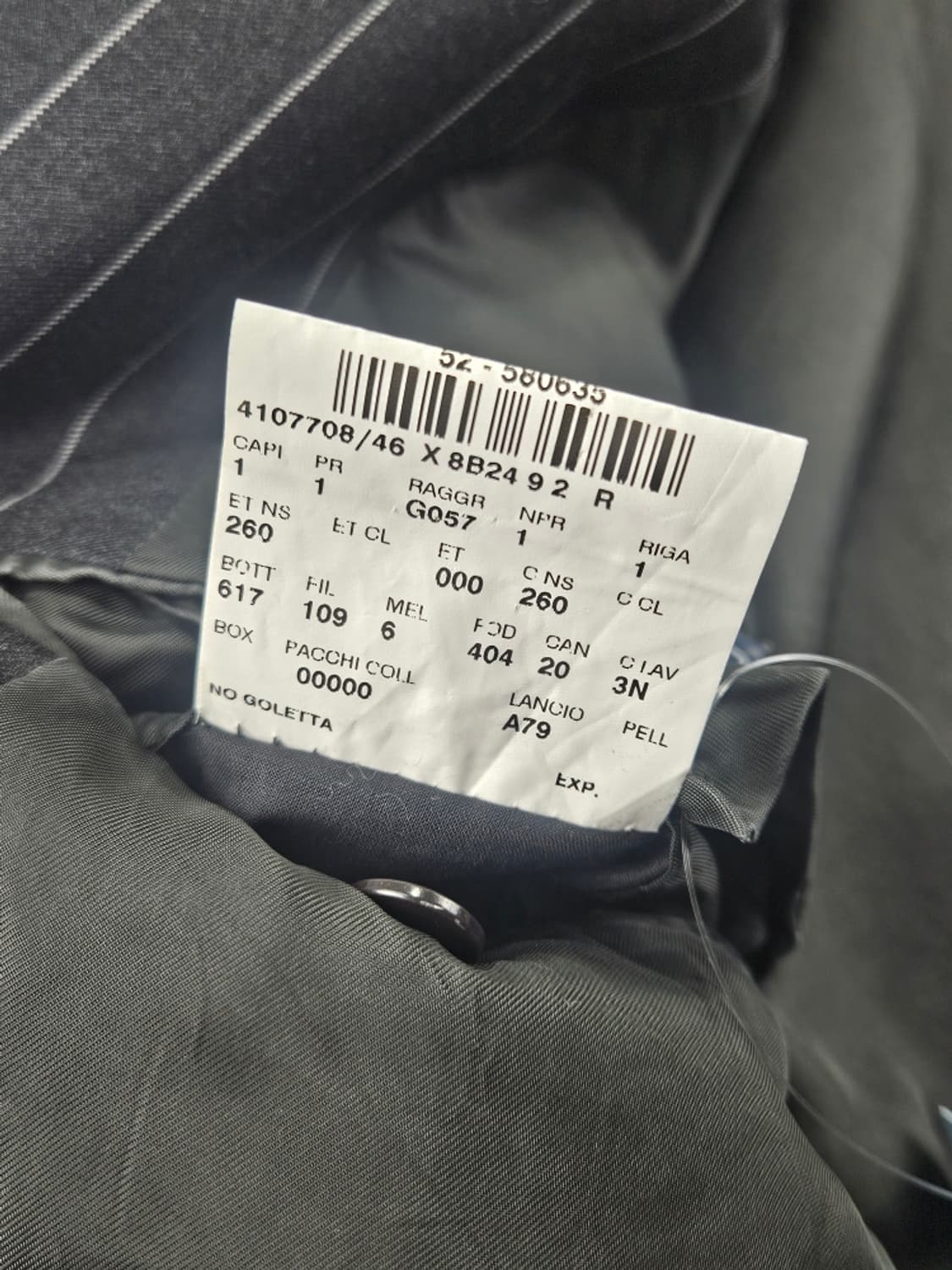 ITARY 폴로랄프로렌 스트라이프 블레이저 자켓 ( 40R )/11501 상품이미지8