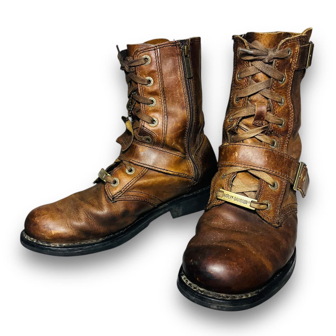 할리데이비슨 웨스턴 다크 브라운 빈티지 레인저 부츠 상품이미지2