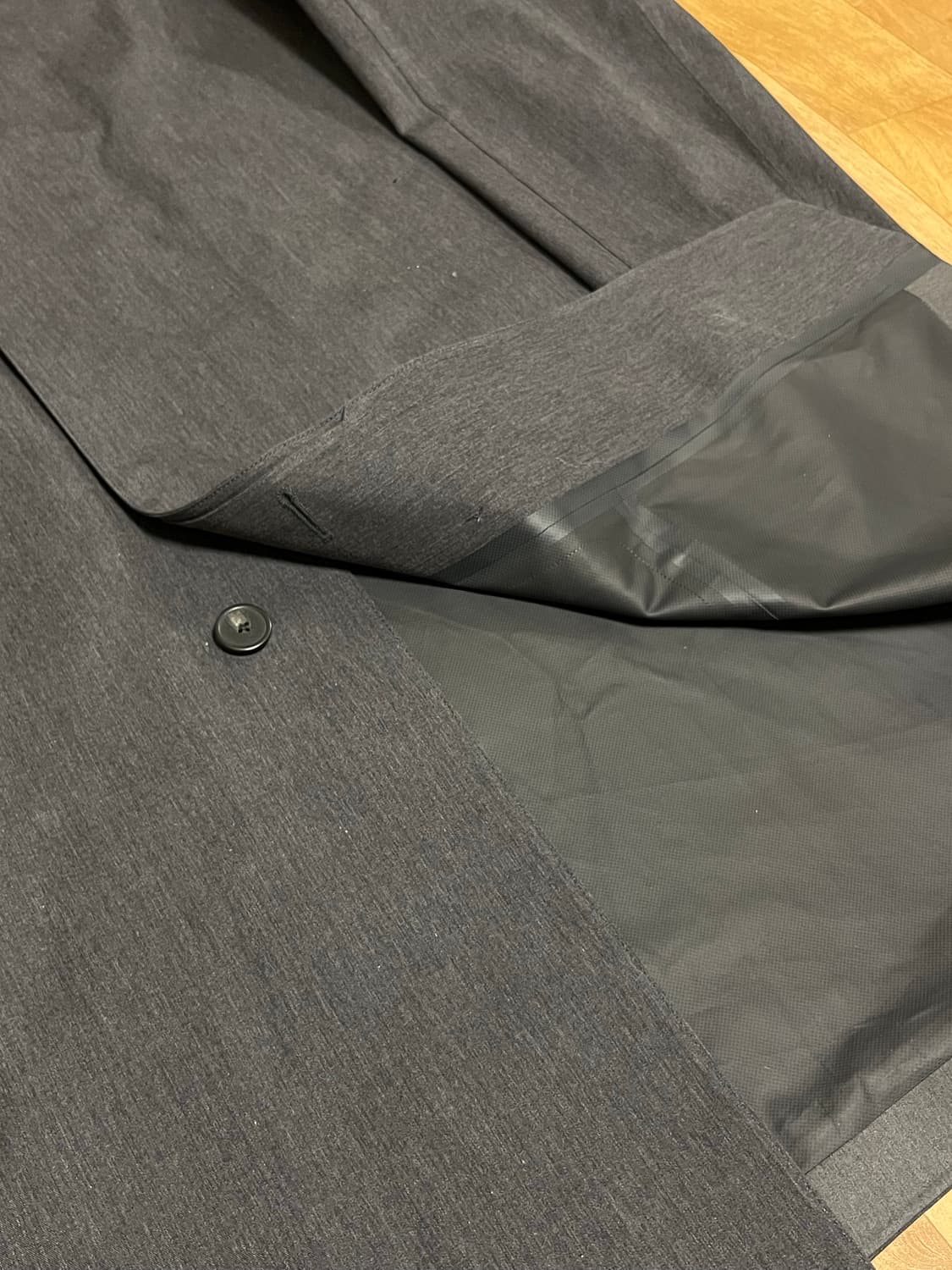 유니클로 블록테크 발마칸 롱코트 그레이 XL 상품이미지5