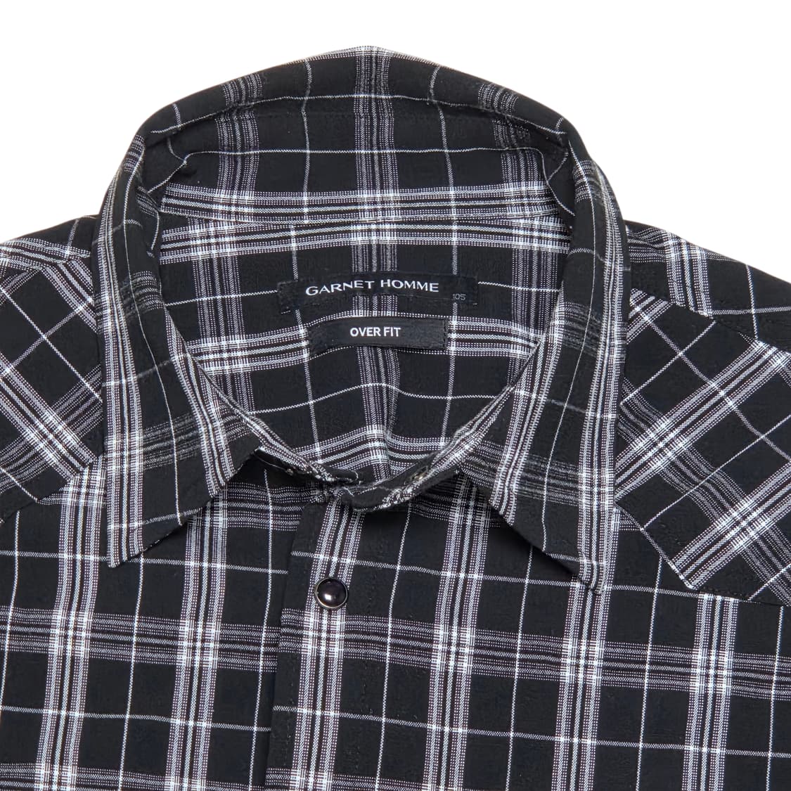 가넷옴므 빈티지 오버핏 체크셔츠 상품이미지2