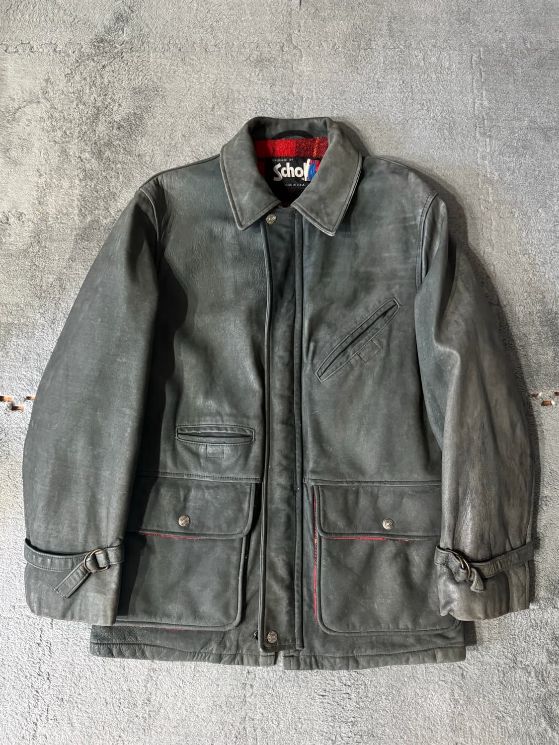 Schott 리얼 레더 자켓 상품이미지1