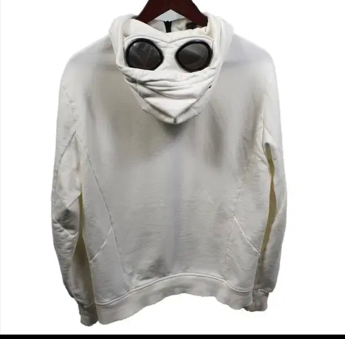 [정품] CP컴퍼니 고글 후드 집업 화이트 (XL) 상품이미지3