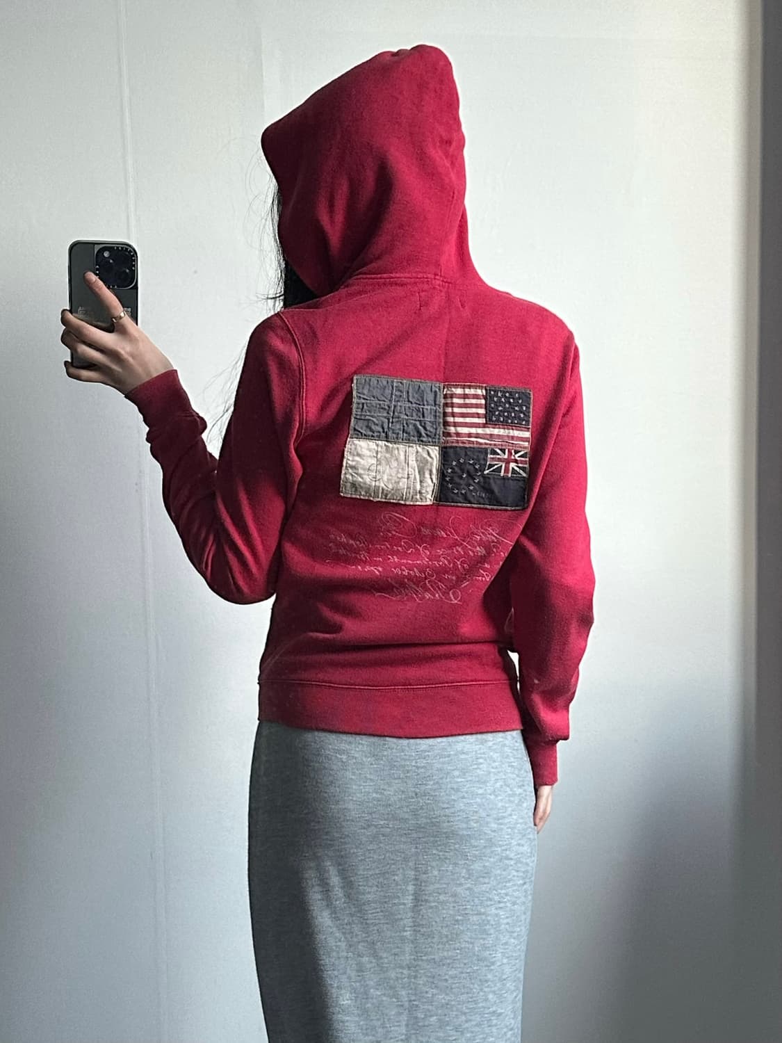 폴로 랄프로렌 엠브로이드 성조기 자수 후드집업 상품이미지2