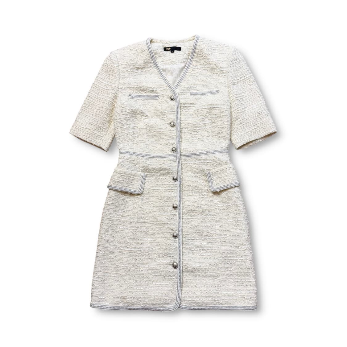 마쥬 트위드 반팔 원피스  상품이미지1