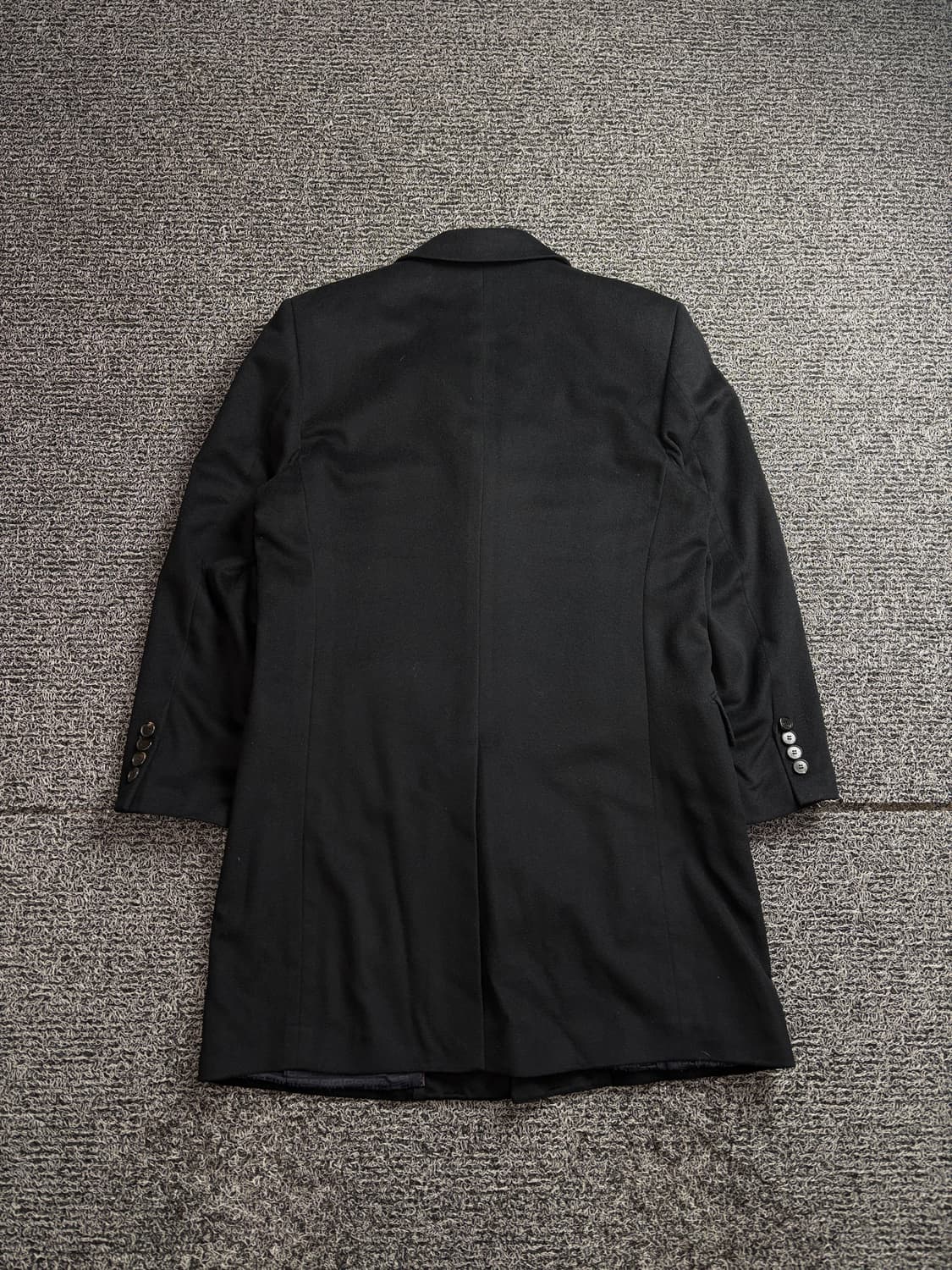 90s 지방시 블랙 캐시미어 울 코트 2603 상품이미지4