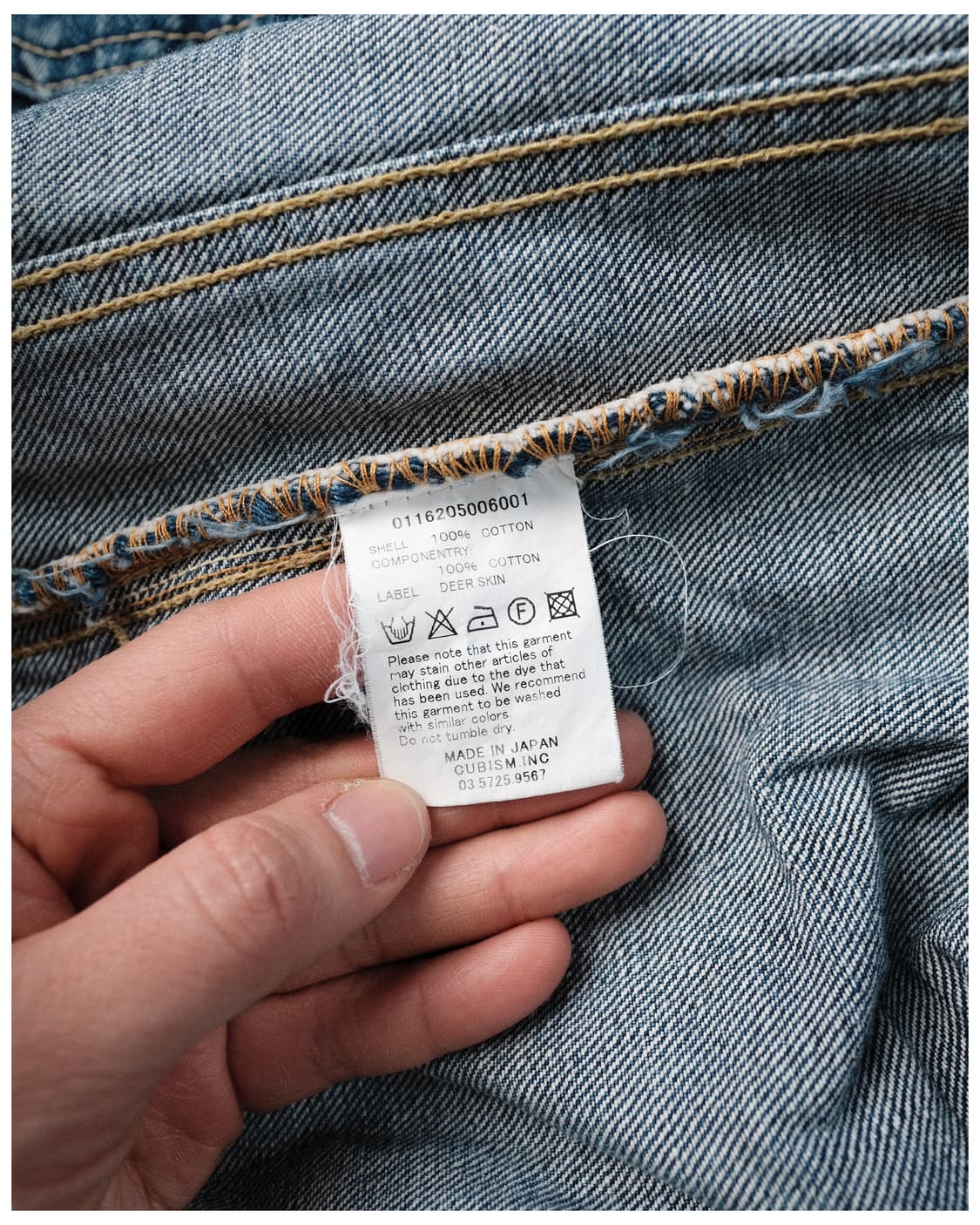 비즈빔 ss 101 JKT 데미지드 자켓 2사이즈 (추천 55-66) 상품이미지4