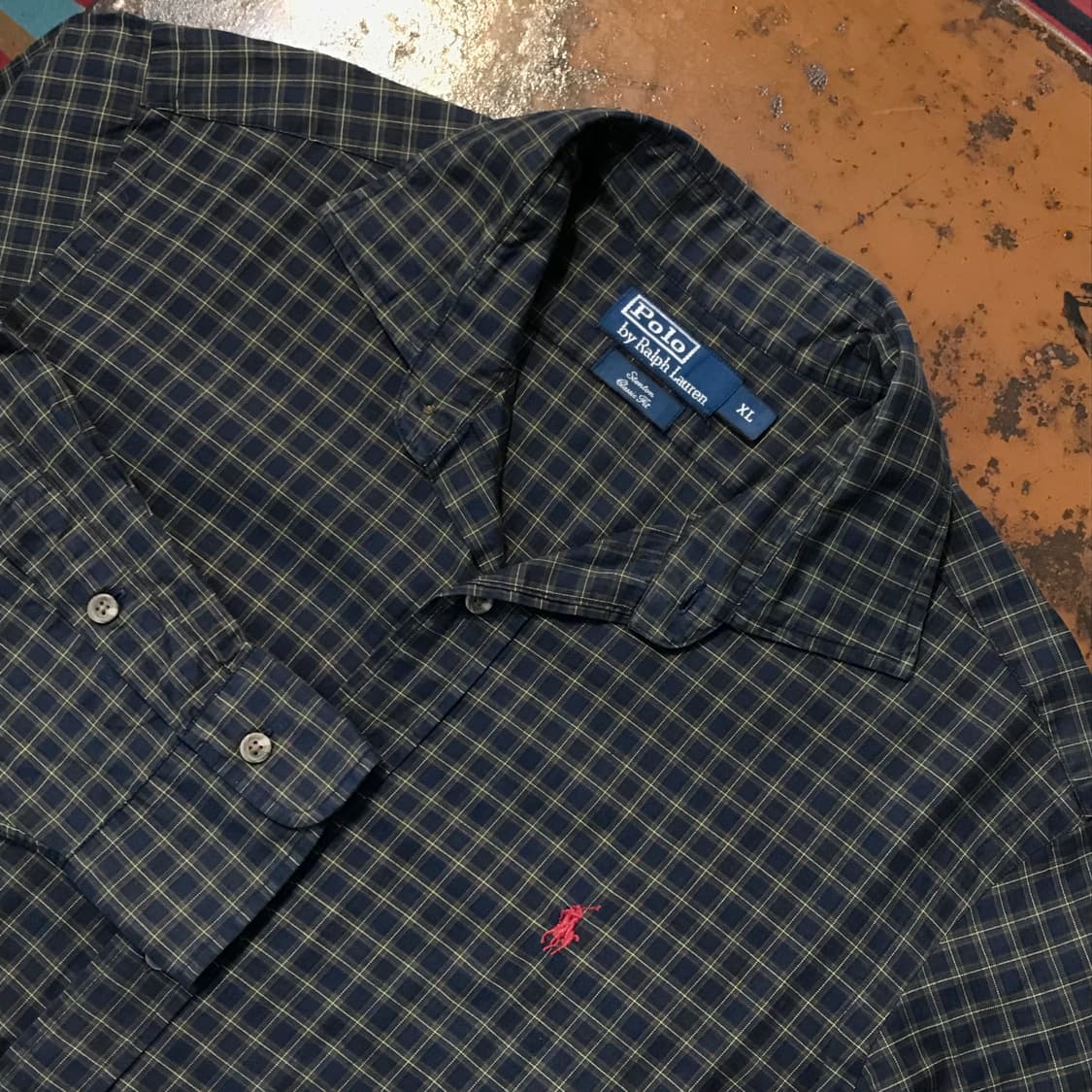 폴로랄프로렌 딥 네이비 코튼 셔츠 남성 110 상품이미지3