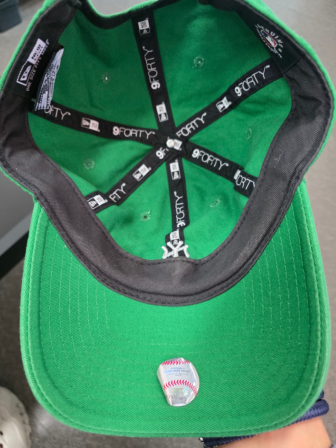 뉴에라 뉴욕 양키스 언스트럭처 워시드 미니 로고 볼캡 상품이미지6