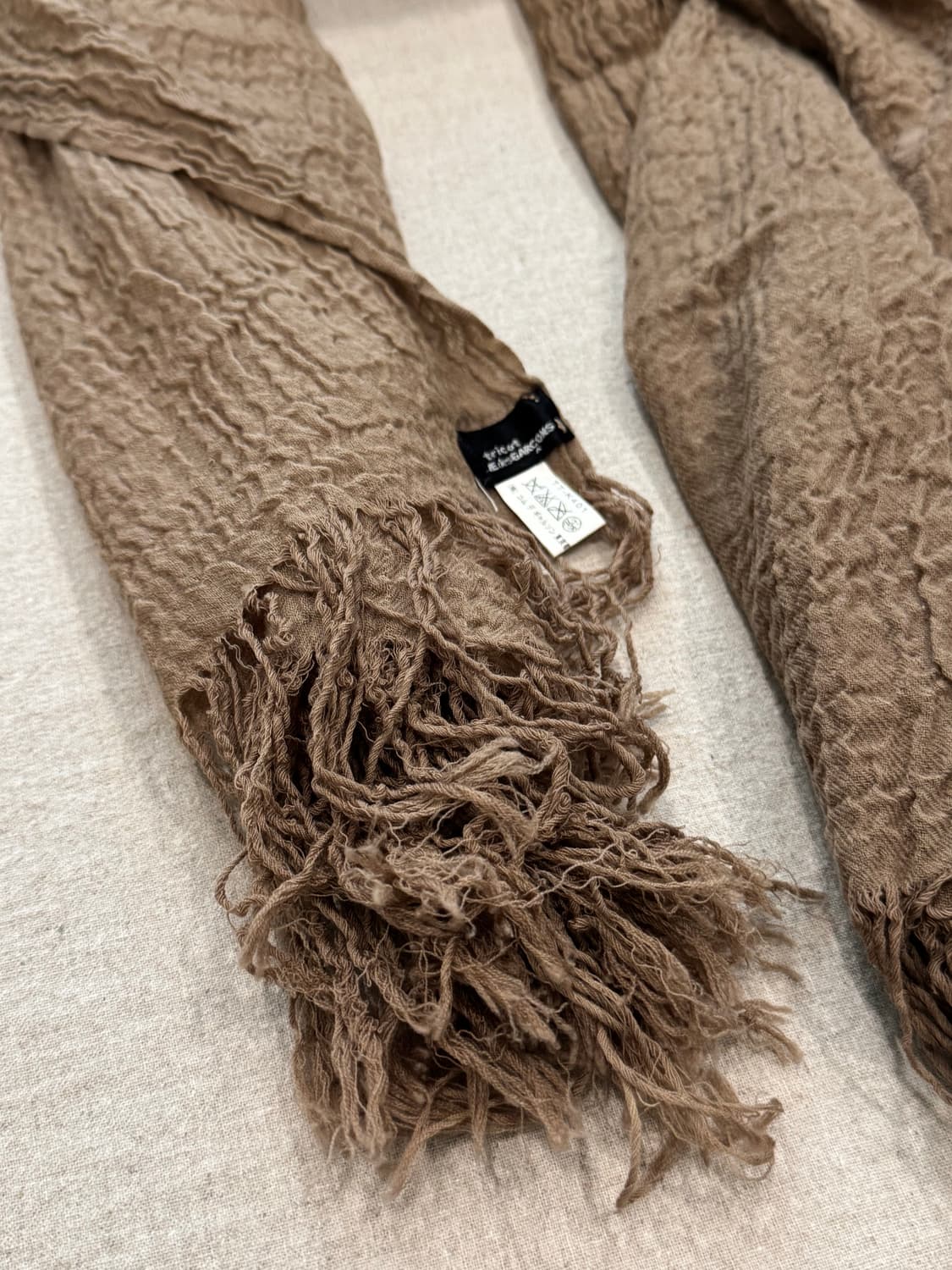 꼼데가르송 울캐시미어 크링클 머플러 상품이미지3