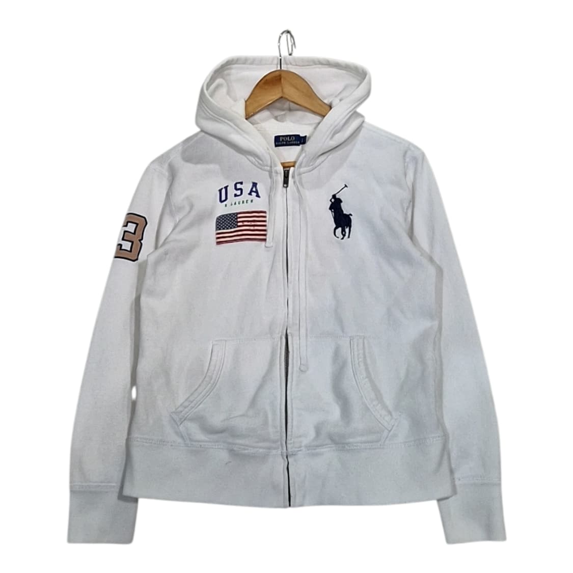 Polo Ralph Lauren 폴로 랄프로렌 빅 포니 성조기 후드집업 상품이미지1