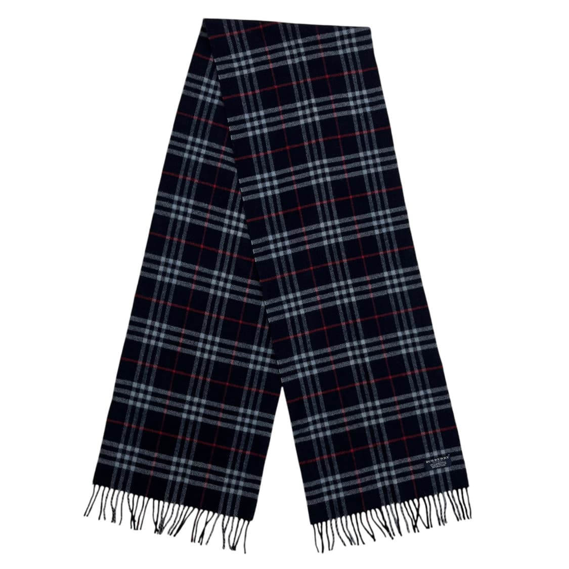 버버리 네이비 노바체크 램스울 머플러 상품이미지3