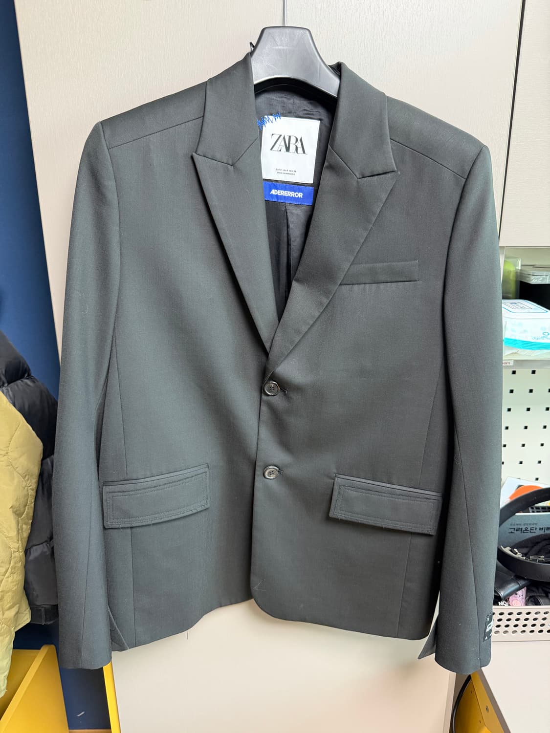 자라 x 아더에러 오버사이즈 블레이저 블랙 상품이미지2