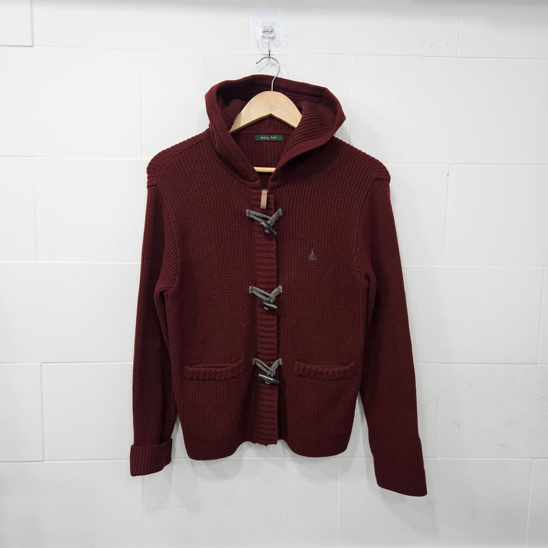 빈폴 버건디 후드 가디건 여성 상품이미지1