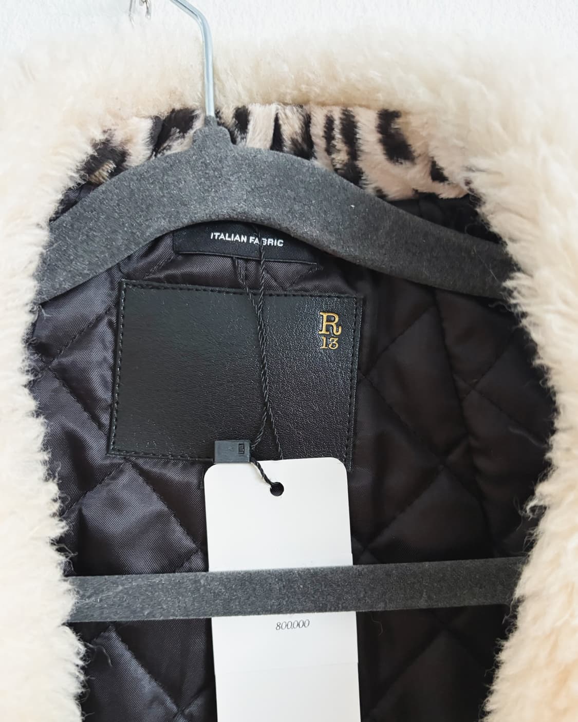 R13 오버사이즈 레오파드 퍼 코트 상품이미지7