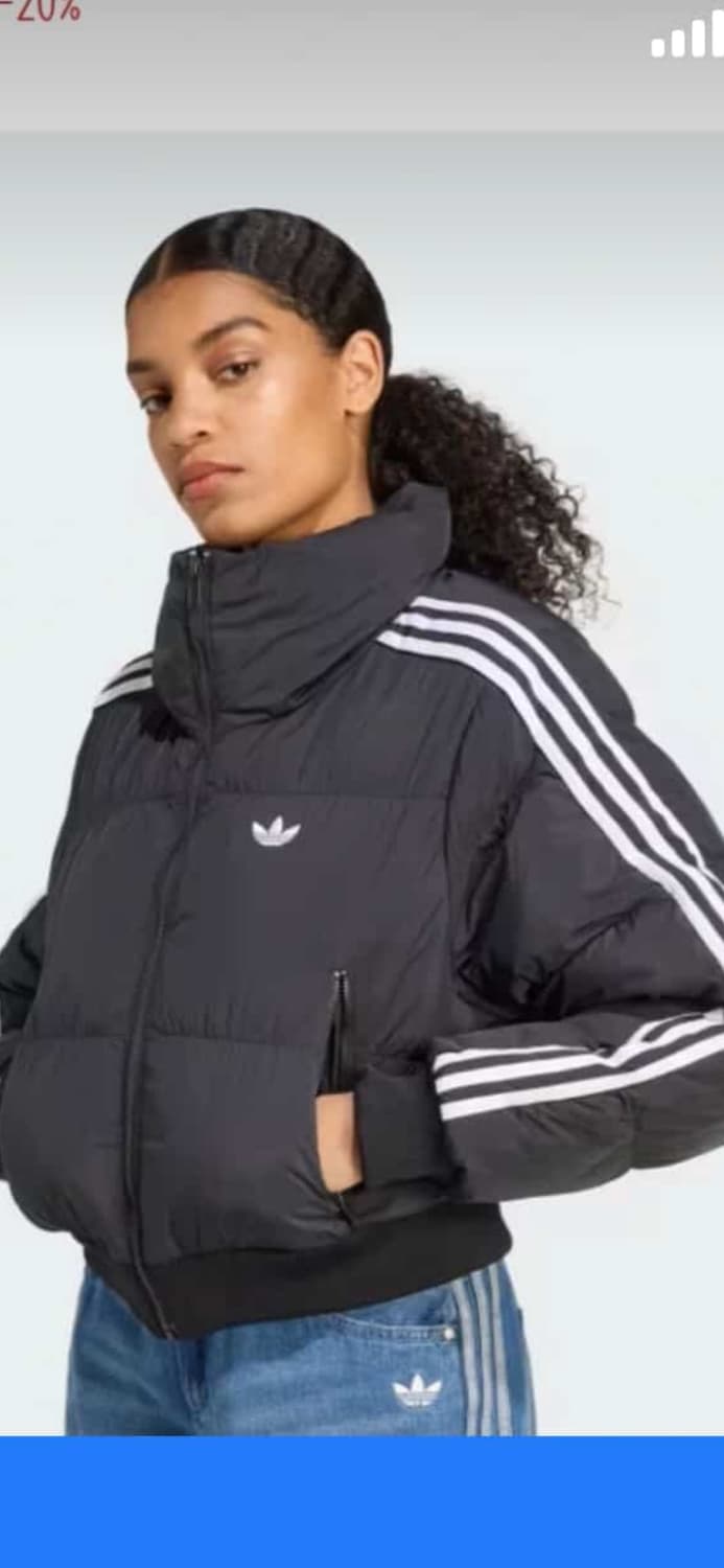 아디다스 크롭 다운 푸퍼 블랙 상품이미지1
