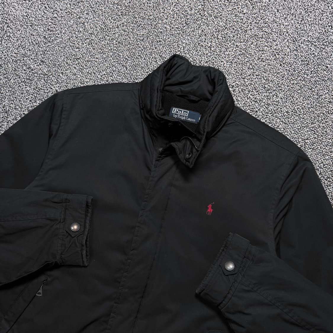 Name : 폴로 랄프로렌 시그니처로고 블랙컬러 페리자켓 :) 상품이미지2