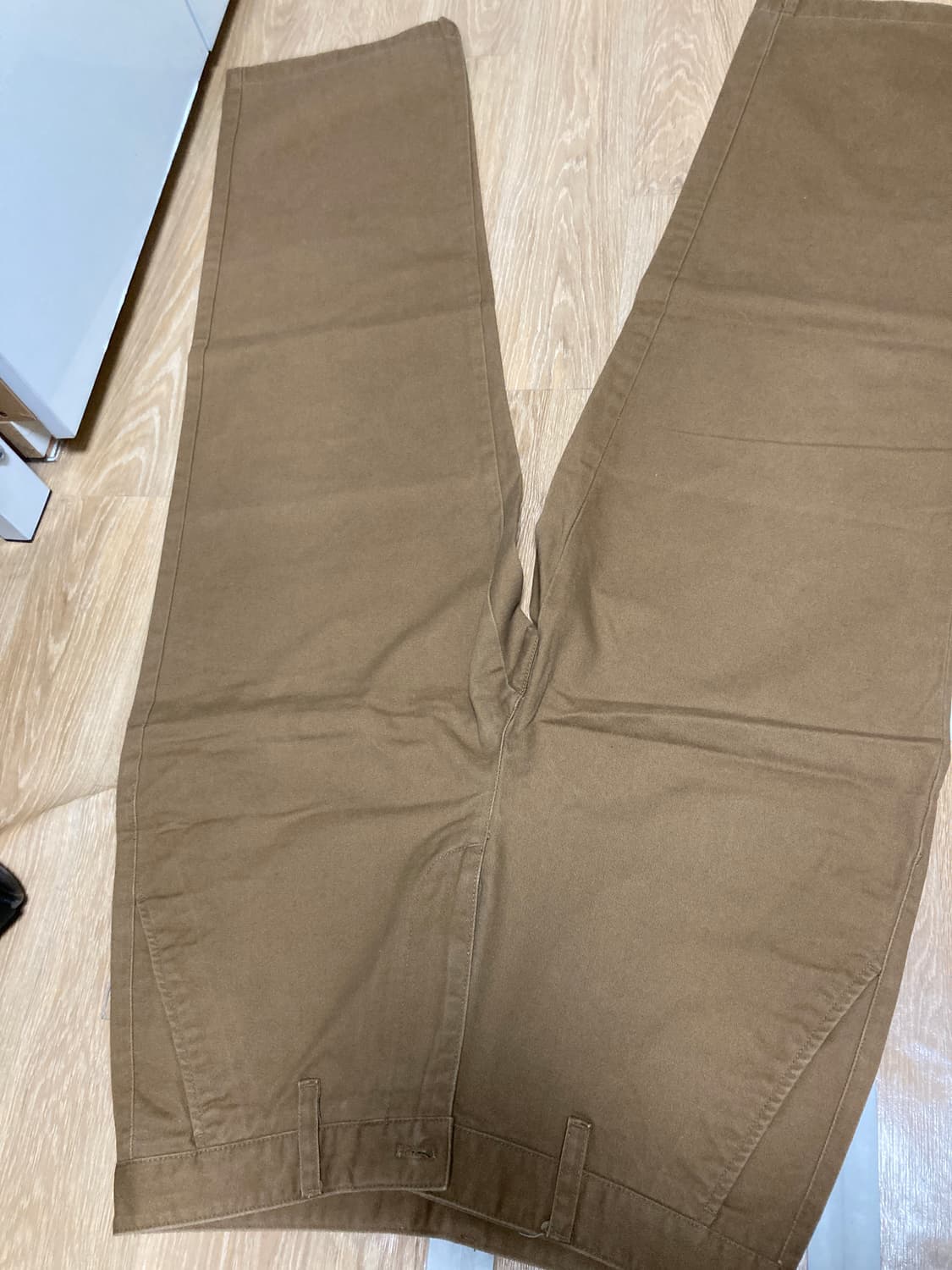 와이드 치노 팬츠 (라이트 브라운) 상품이미지4