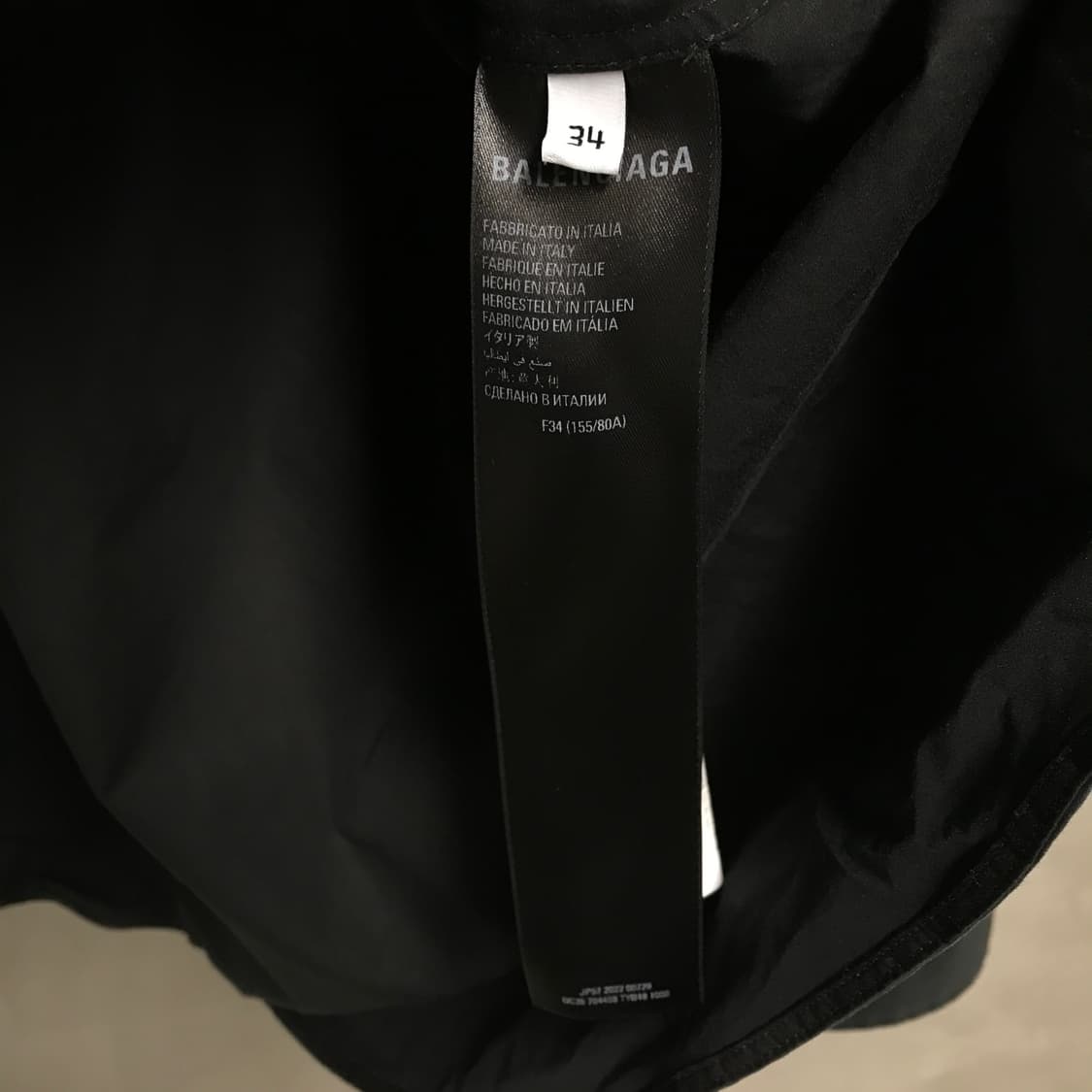 발렌시아가 블랙 셔츠 34 상품이미지7