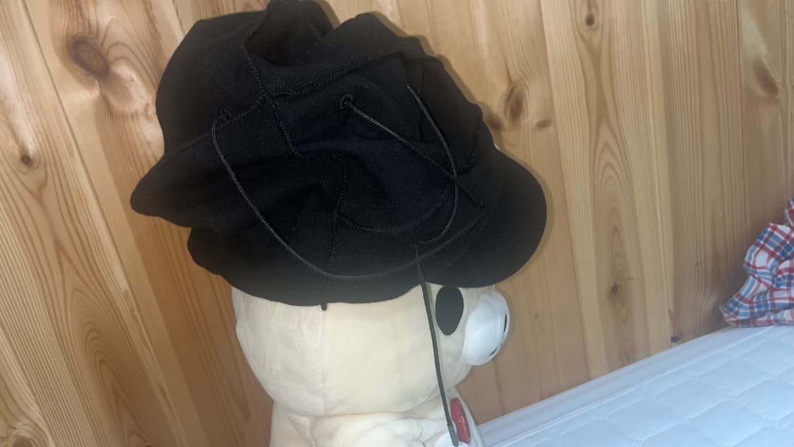 플레어업 Soi Draped Cap 블랙 상품이미지2