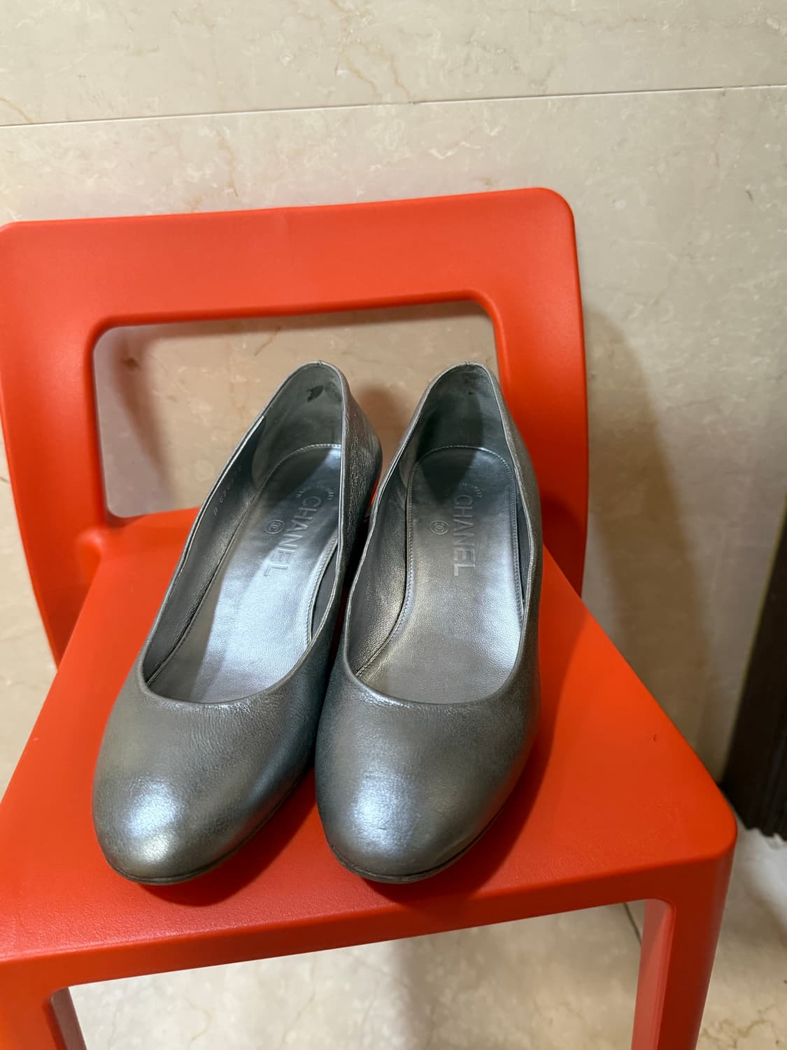 아카이브 샤넬 펄 구두 상품이미지3