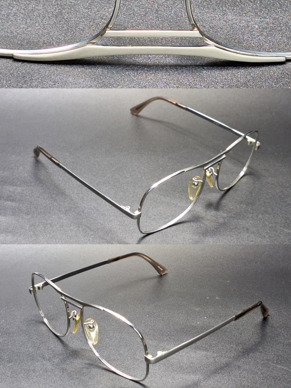 80s 일본제 빈티지 데드스톡 미사용/54mm 안경테 샤르망 NO.205 상품이미지7