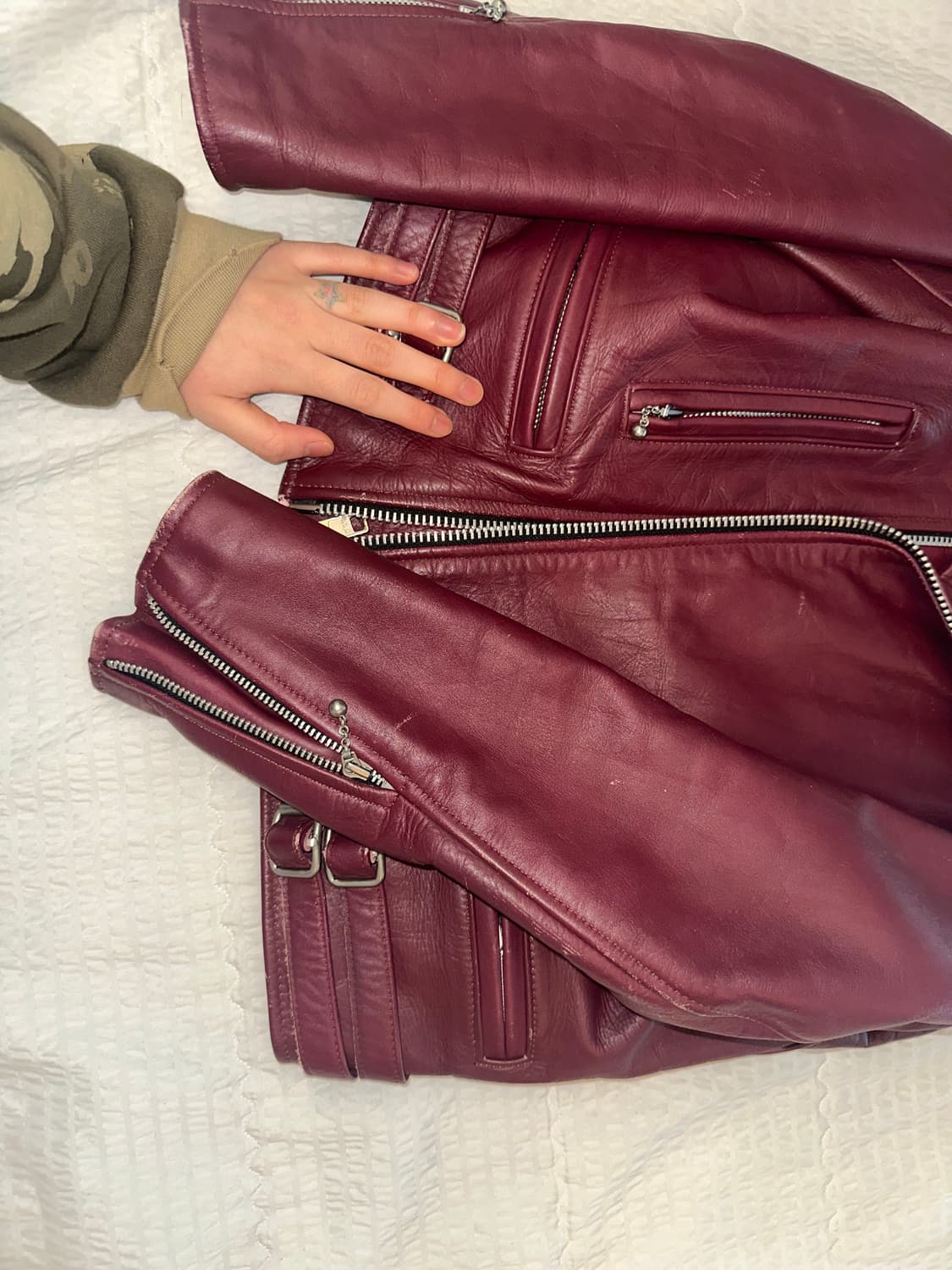 FASTLANE 가죽 라이더 자켓 상품이미지7