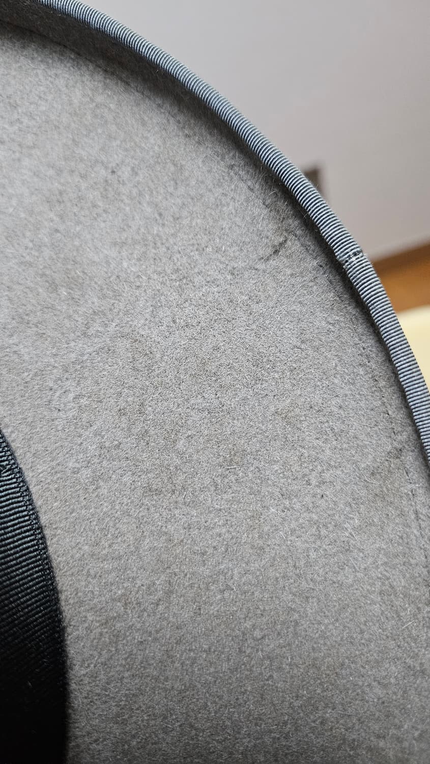 바르비지오 Barbisio 그레이 페도라 59 Large 상품이미지10