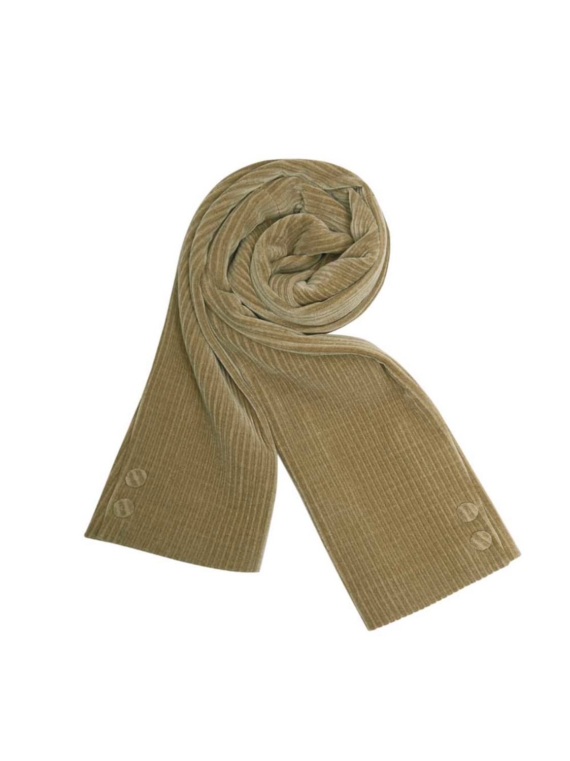 STU 코듀로이 슬리브 머플러 베이지 상품이미지1