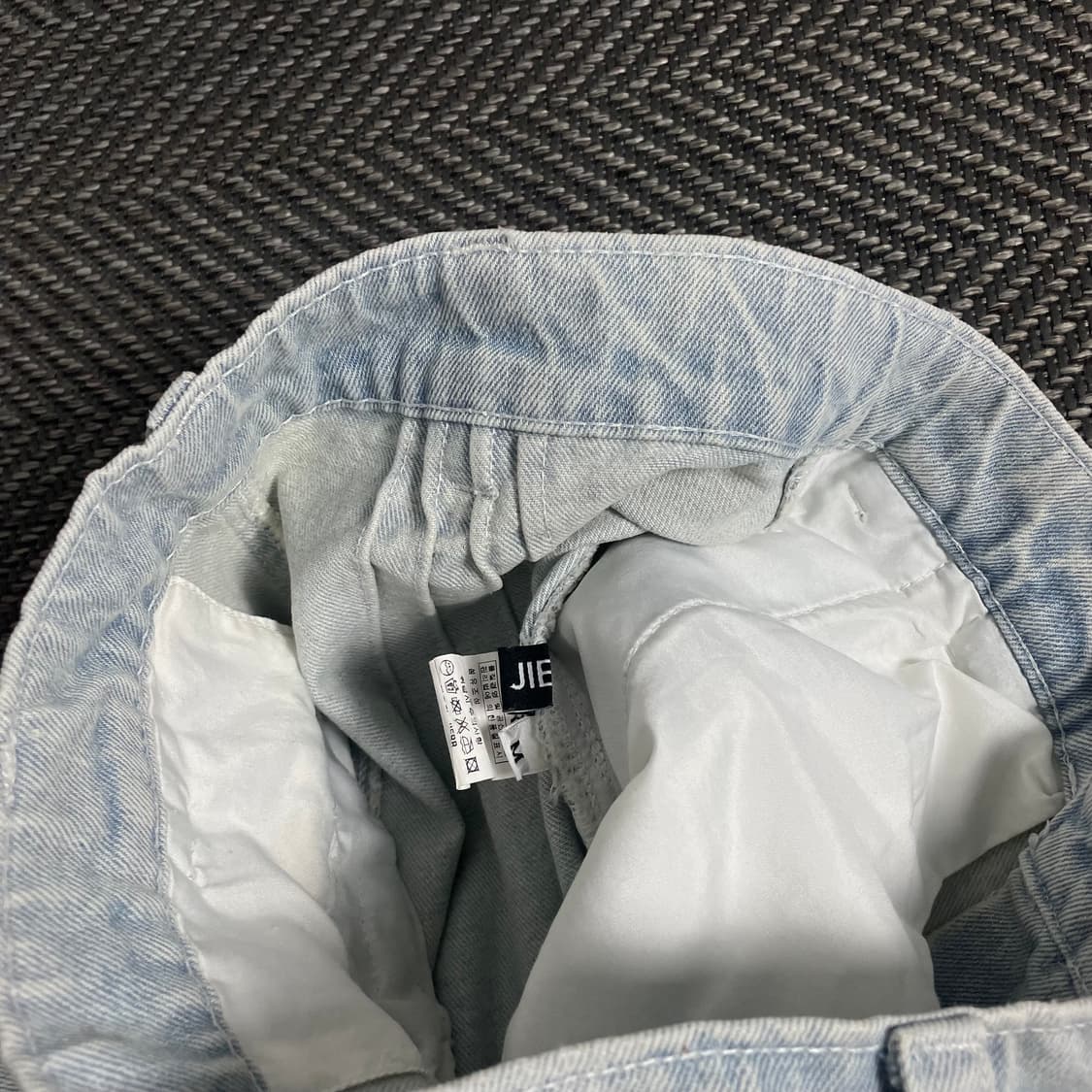 빈지티 버클 디테일 데님 퍼티그 팬츠o 3821 상품이미지6