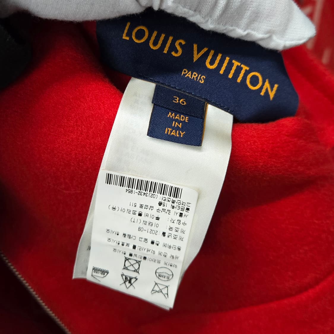 백화점판 / 루이비통 LV 모노그램 리버서블 후드 코트 36 상품이미지4