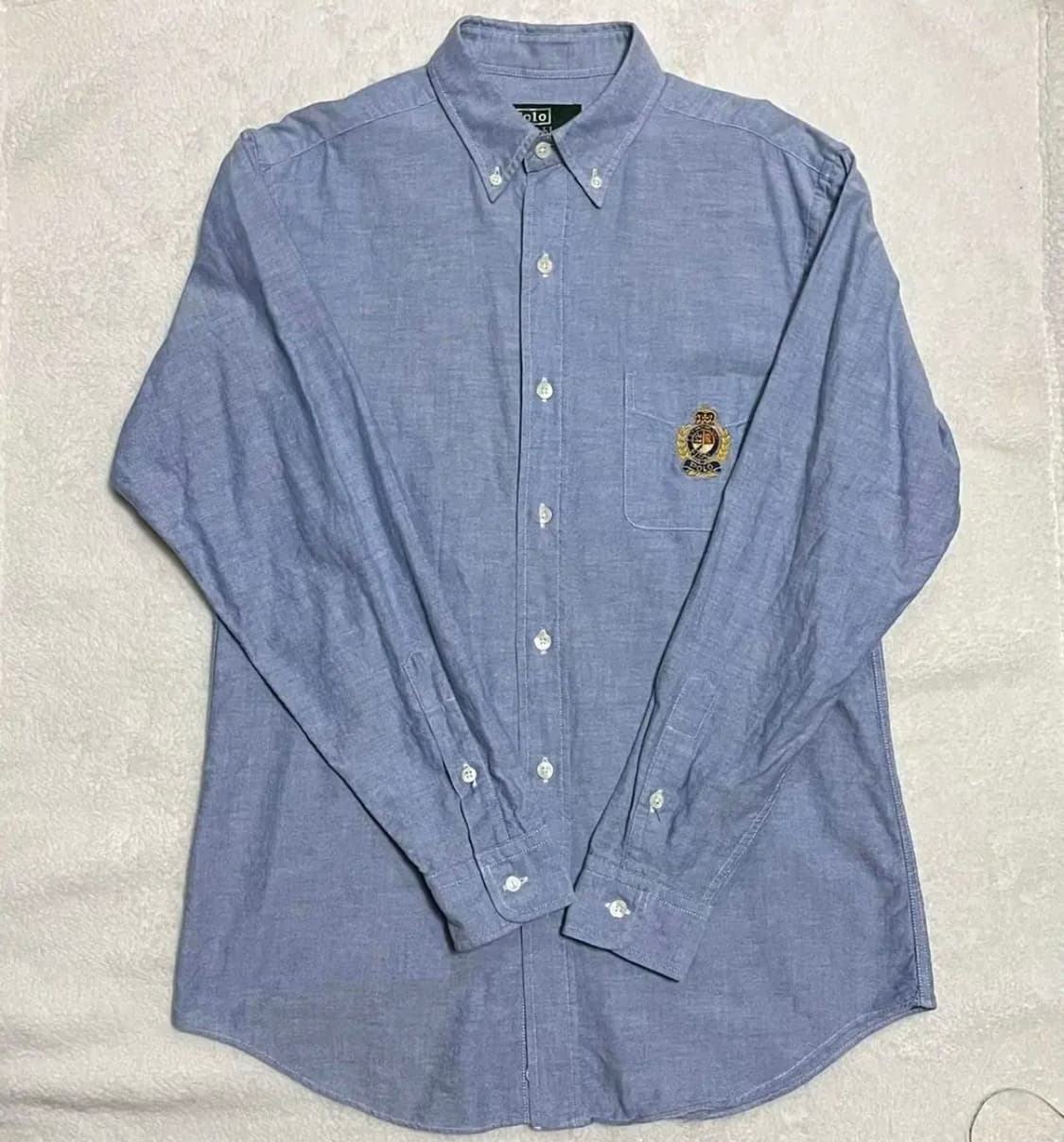 폴로 랄프로렌 클래식 옥스포드 블루 셔츠 상품이미지2