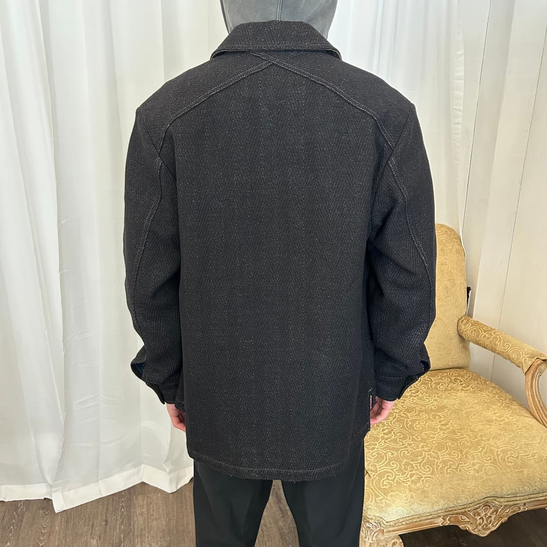 Armani Jeans 울 린넨 워크 자켓 상품이미지3