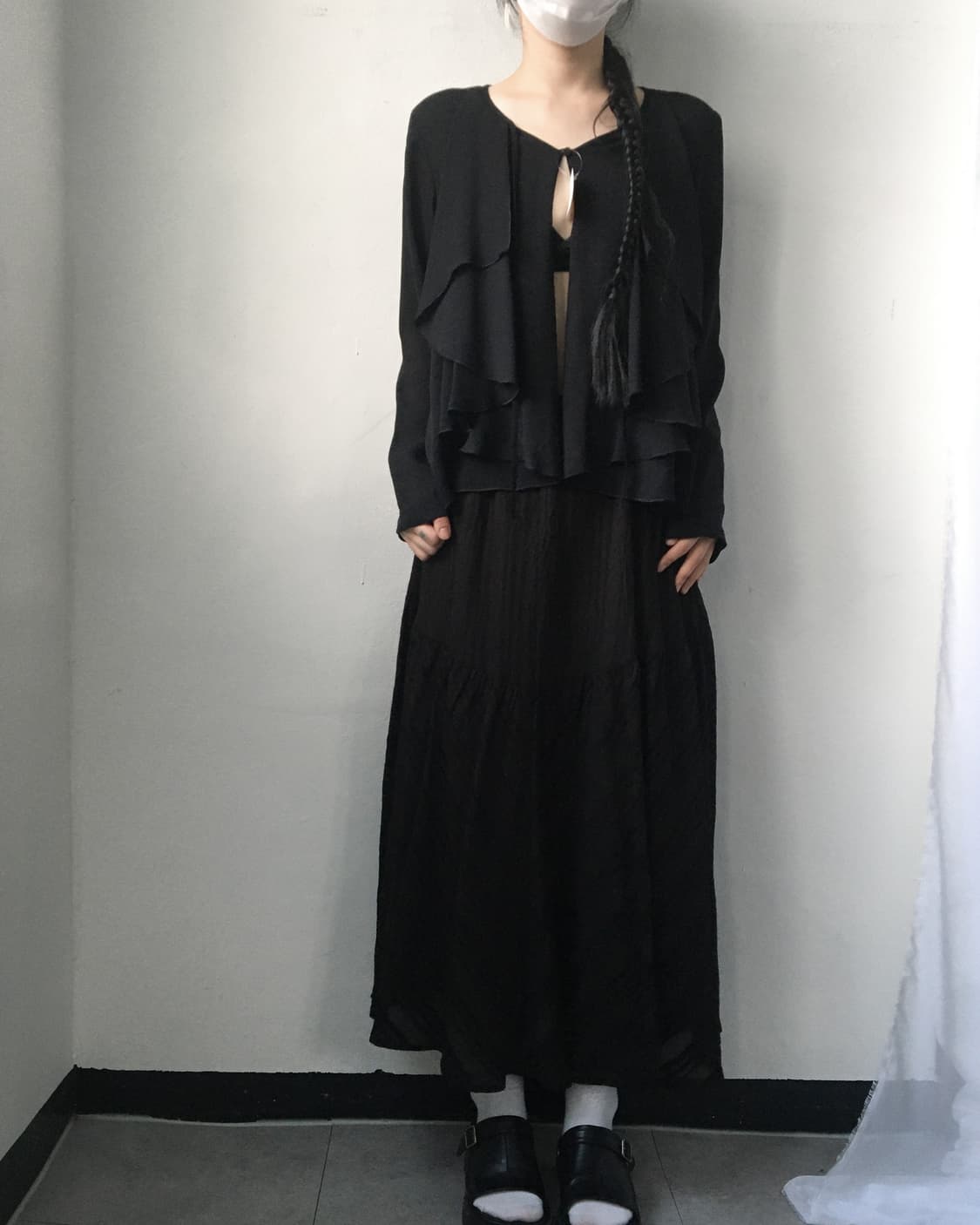 Layered point blouse 상품이미지4