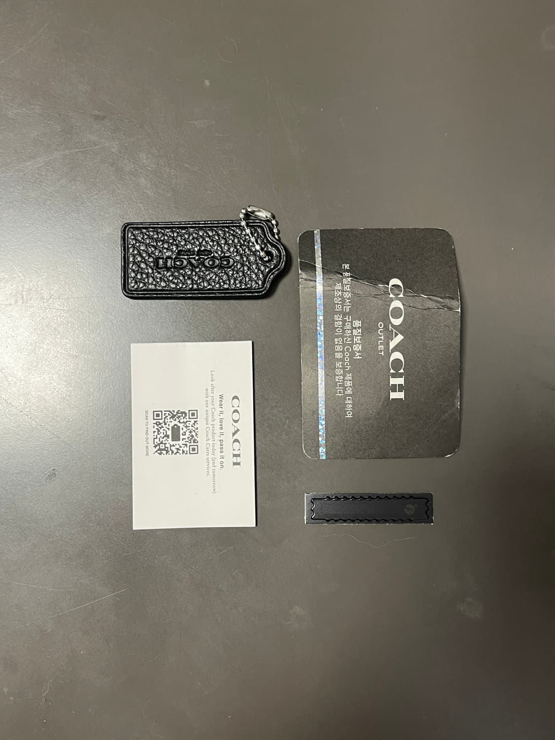 COACH 코치 가죽 워너 백팩 블랙 상품이미지7