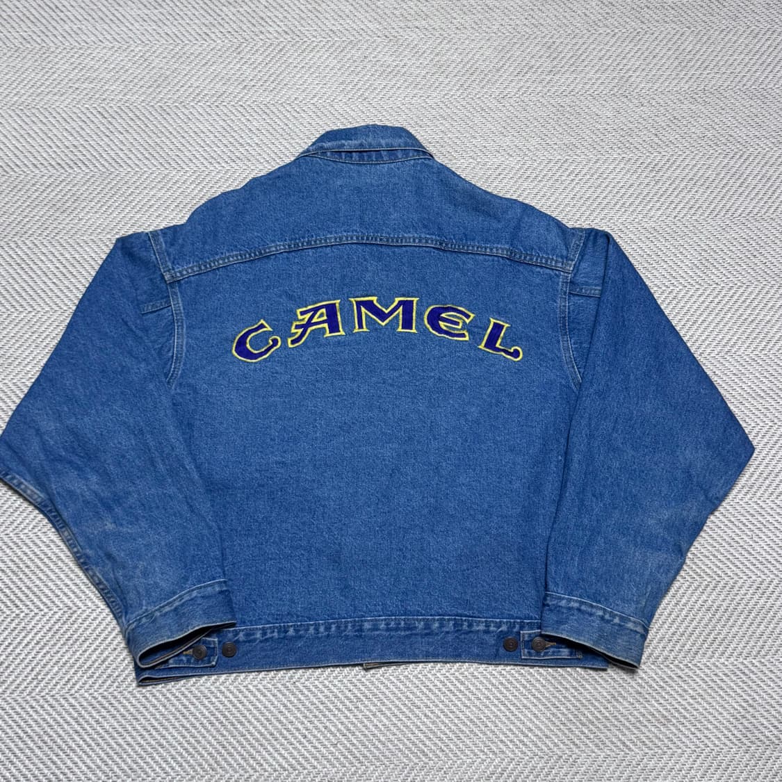 (XL) 90s 빈티지 카멜 데님자켓 상품이미지5