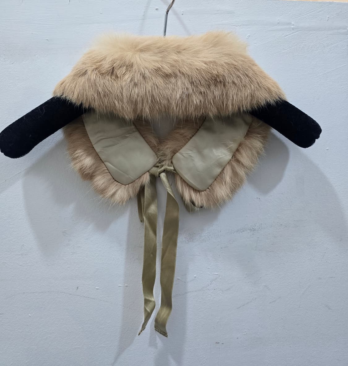 리얼 퍼 카라 리본 목도리 상품이미지4