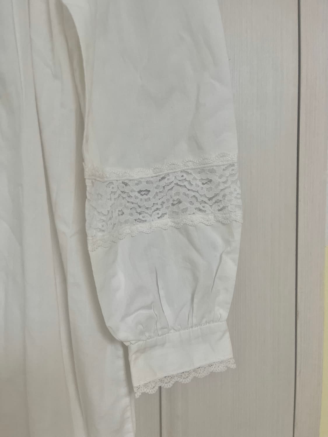 화이트 롱 파자마원피스 상품이미지3