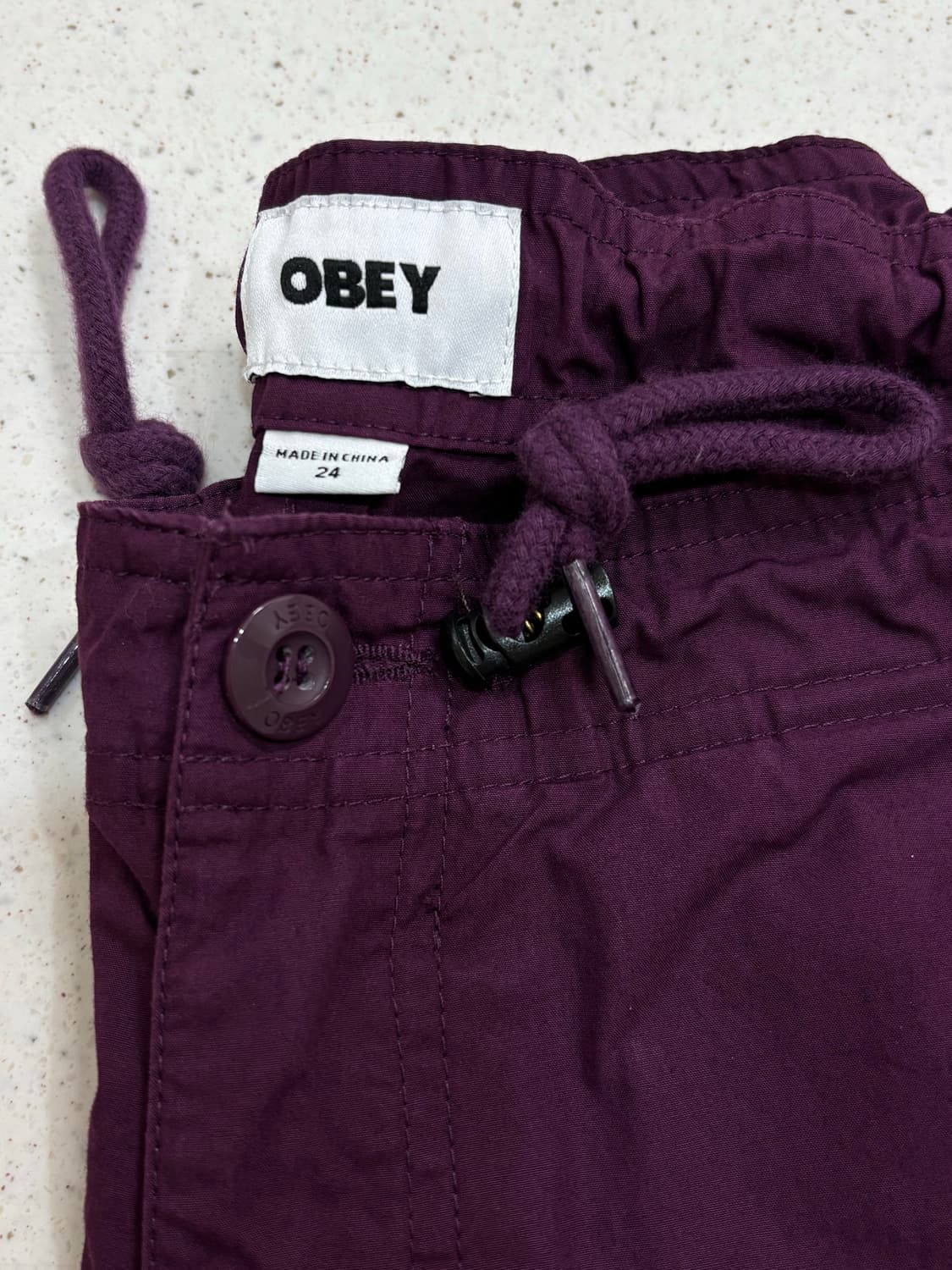 Obey 오베이 우먼 패러슈트 팬츠 (24-28가능) / 퍼플 상품이미지5