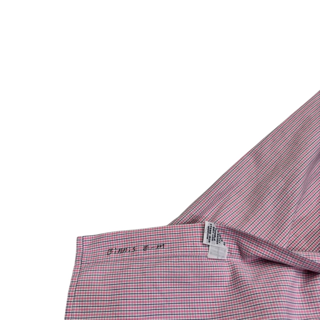 폴로 랄프로렌 오버사이즈 분홍 체크 셔츠 상품이미지4