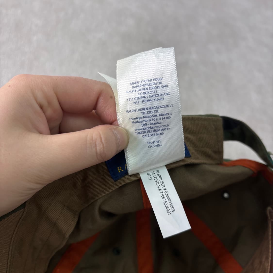 폴로 랄프로렌 카모 밀리터리 볼캡  상품이미지7