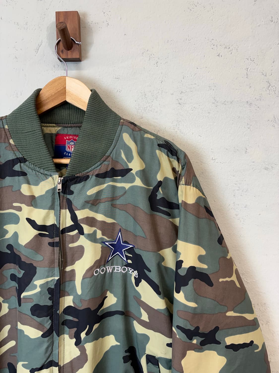 NFL 엔에프엘 빈티지 댈러스 카우보이 카모 자켓 상품이미지3